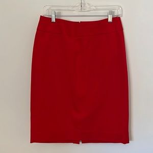 Banana Republic Tomato Red Pencil Skirt